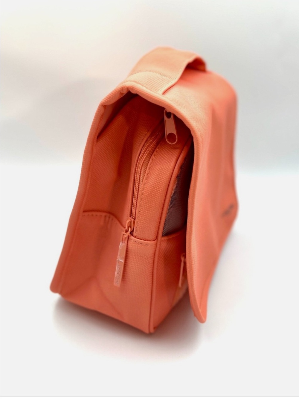 Lancôme Travel Toiletry/Cosmetic Bag in Coral Orange - Picture 4 of 4